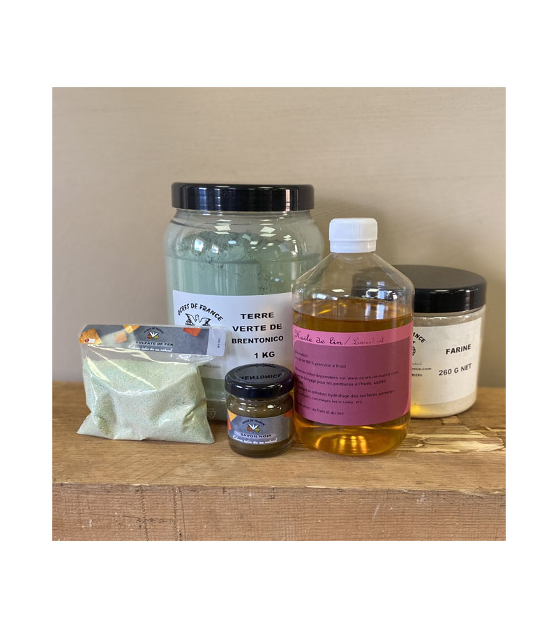 TERRE VERTE DE BRENTONICO FLOUR PAINT KIT (FOR 15 M²)