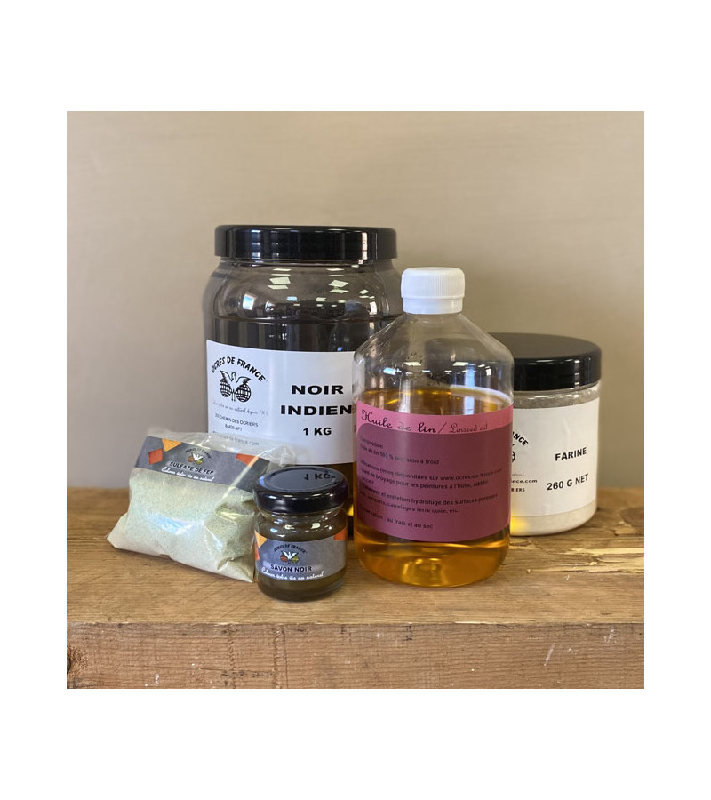 BLACK FLOUR PAINT KIT (FOR 15 M²)