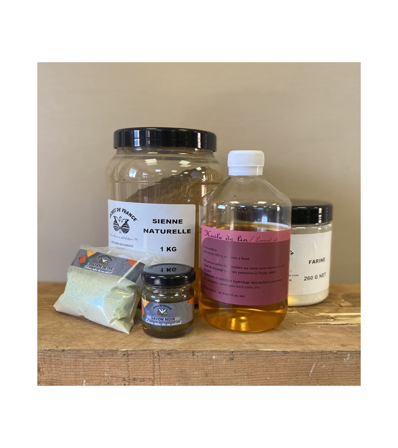 SIENNE NATURELLE FLOUR PAINT KIT (FOR 15 M²)
