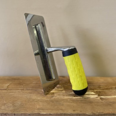 INOX TROWEL WITH ROUNDED EDGES (20x8cm)