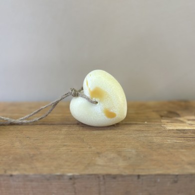 HEART SHAPE OCHRE SOAP "LE ROUSSILLONNAIS"