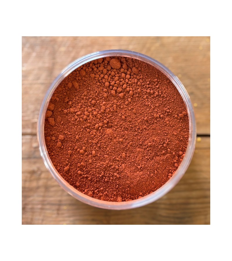 Pigment en poudre Ocre rouge RFLES