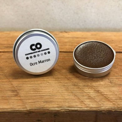 aquarelle ocre marron 10ml
