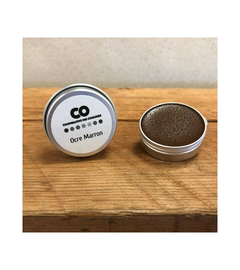 aquarelle ocre marron 10ml