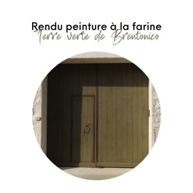 KIT PEINTURE À LA FARINE TERRE VERTE DE BRENTONICO (POUR 15 M²)
