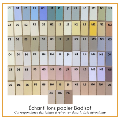 ÉCHANTILLONS PAPIERS BADISOF